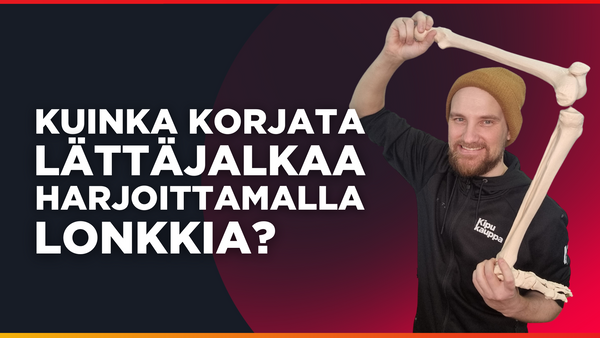 Kuinka korjata lättäjalkaa harjoittamalla lonkkia?